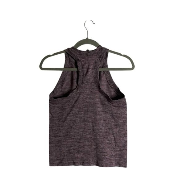 Athleta Women's Heathered Purple Athletic Performance Wear Tank Top - Picture 5 of 5